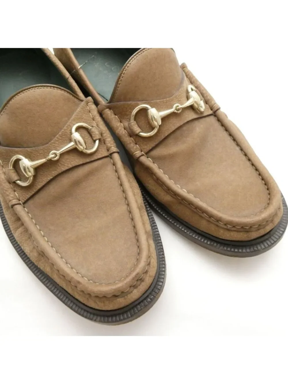Gucci Horsebit Loafers Shoes Flat 7.5